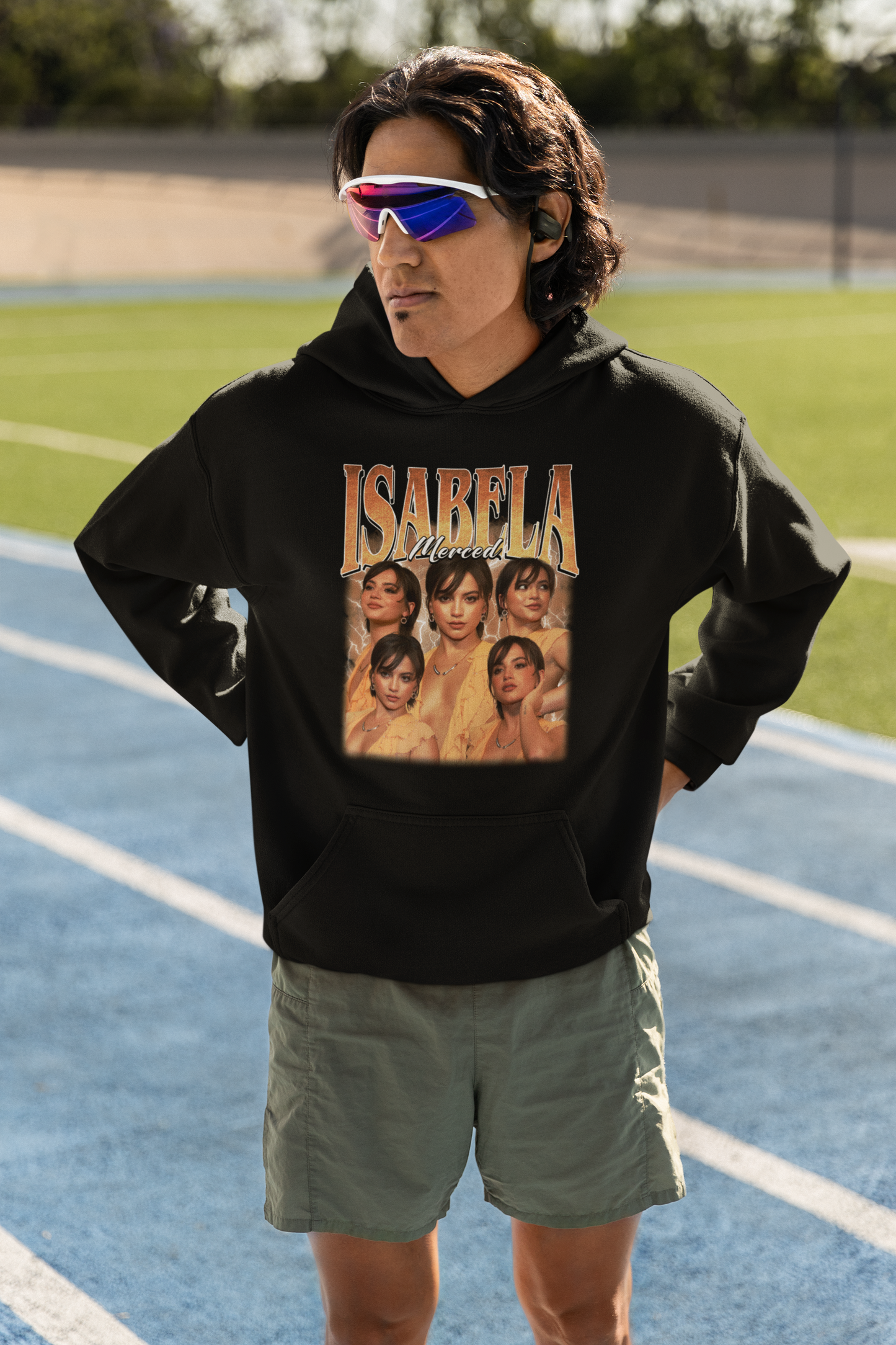 Isabela Merced Graphic Tee - Stylish Multi-Photo Fan Shirt