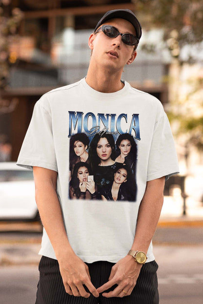 Monica Bellucci Shirt Vintage Style Graphic Tee for Fans