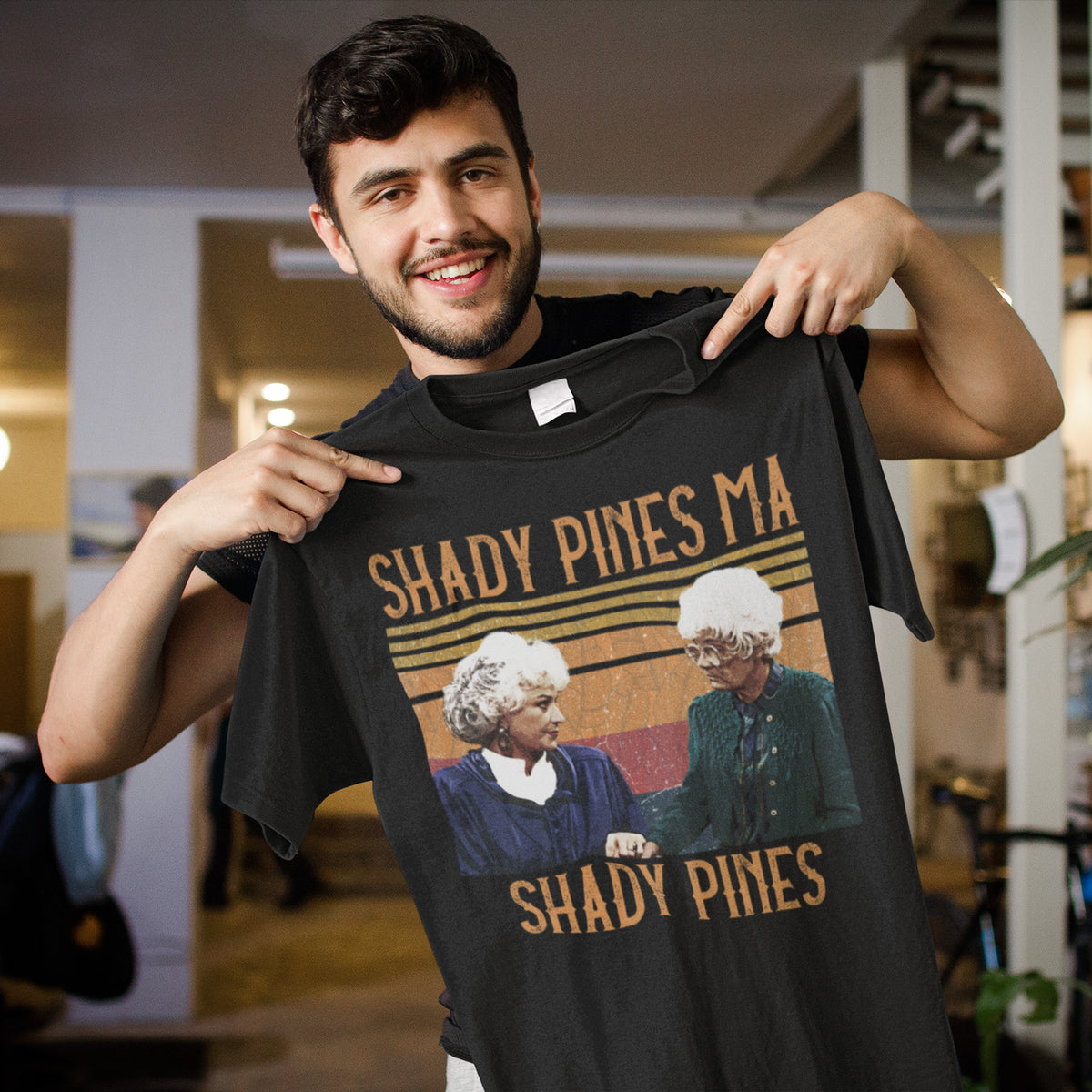 Vintage Shady Pines Golden Girls Sweatshirt - Retro Nostalgic TV Show Pullover