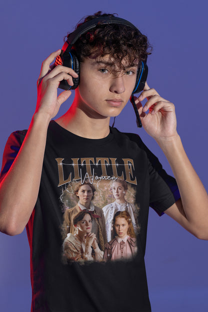 Little Women Movie Poster T-Shirt Vintage Style Classic Film Tee