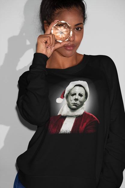 Michael Myers Santa Christmas Horror Movie T-Shirt