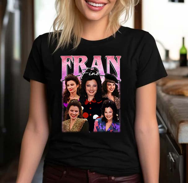 Fran Fine Vintage Style Graphic Tee - The Nanny TV Show Fan Shirt
