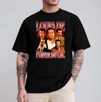 Louis De Pointe Du Lac Vampire Tee Shirt - Classic Black Graphic T-Shirt