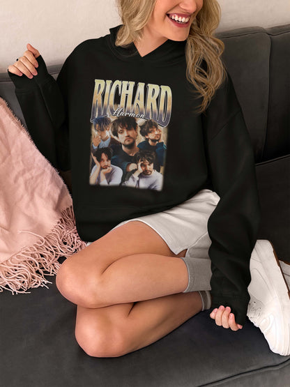 Richard Harmond Vintage Style Graphic Hoodie for Fans