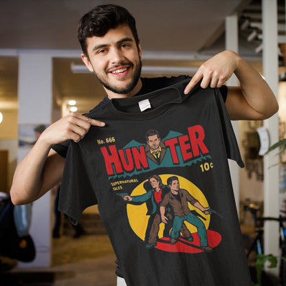 Hunter Supernatural Comic Style Graphic Sweatshirt