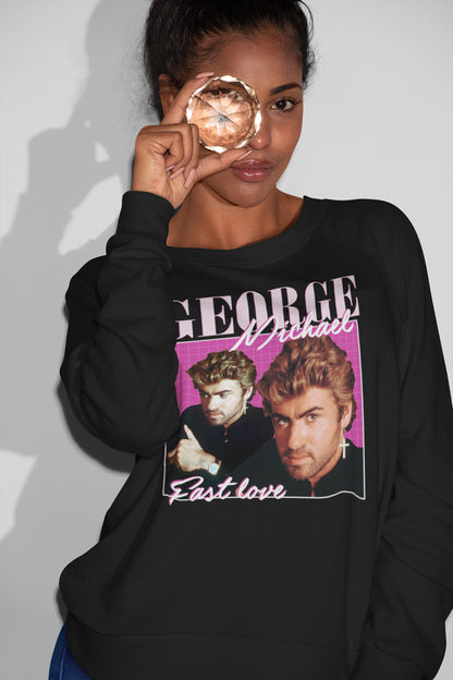 George Michael Vintage Style Past Love Graphic T-Shirt