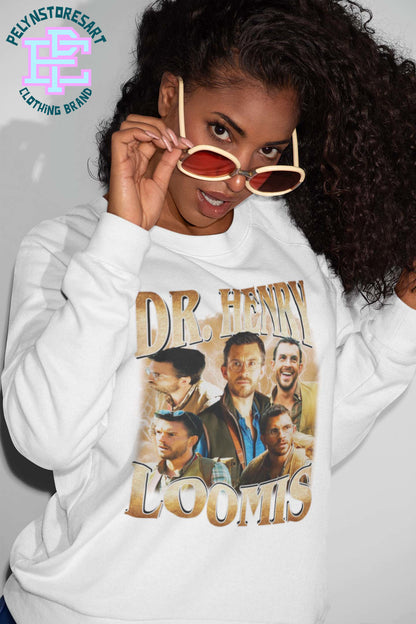 Dr. Henry Loomis Graphic T-Shirt - Stranger Things Fan Tee, Retro 80s Style, Unisex Casual Top