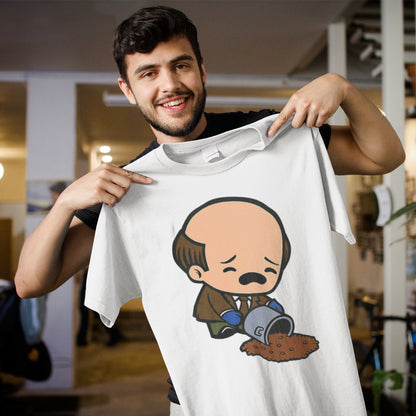 Cute Cartoon Walter White Spilling Chili Sweatshirt - Breaking Bad Fan Tee