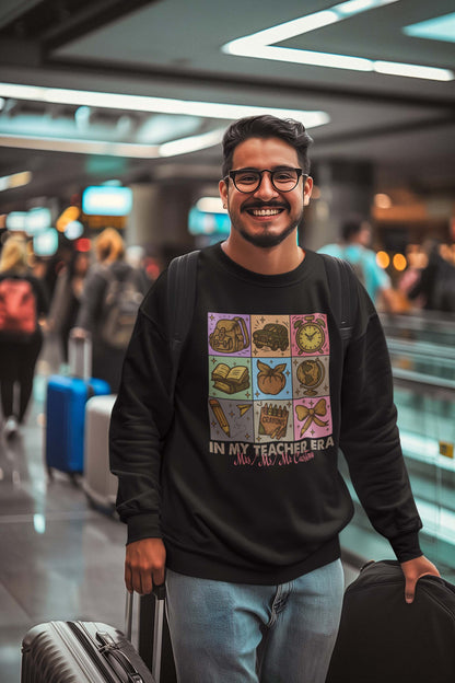 In My Teacher Era T-Shirt Retro School Supplies Gift Tee