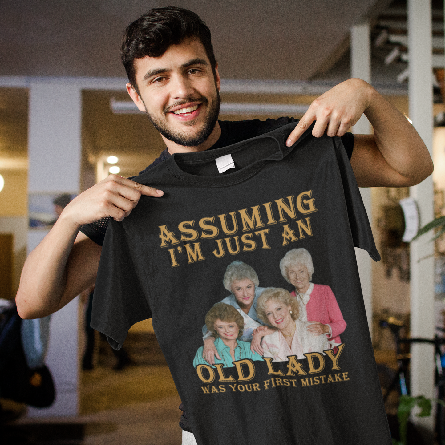 Assuming I'm Just An Old Lady Vintage TV Show Sweatshirt