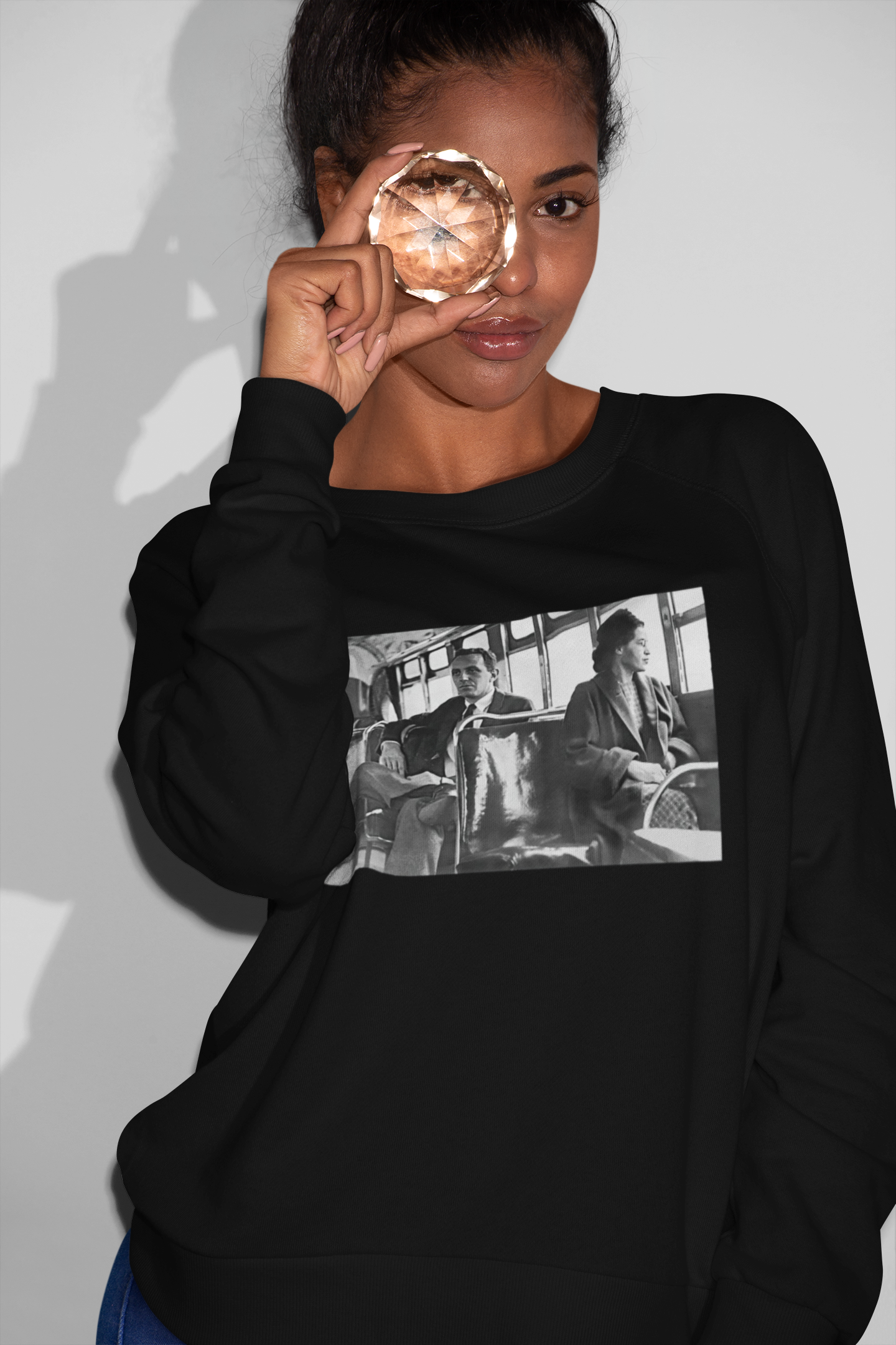 Vintage Black and White Classic Film Scene T-Shirt - Retro Bus Ride Graphic Tee