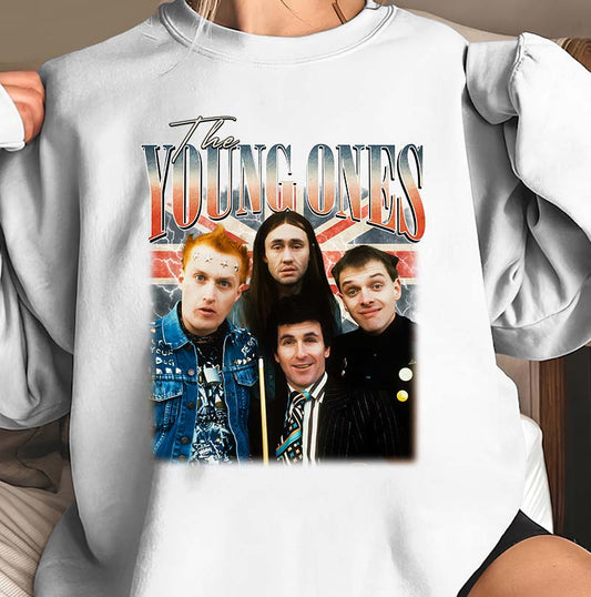 The Young Ones Vintage Band Hoodie - Retro 80s British Comedy TV Show Sweatshirt