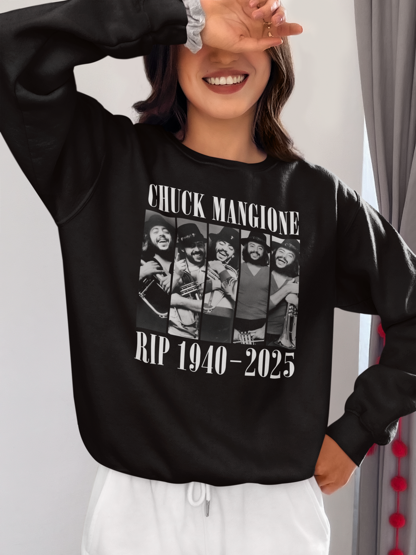 Chuck Mangione RIP 1940-2025 Memorial T-Shirt Jazz Musician Tribute Tee
