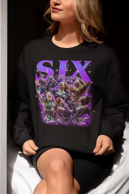 Six The Musical Hoodie - Vibrant Theater Cast Graphic Sweatshirt