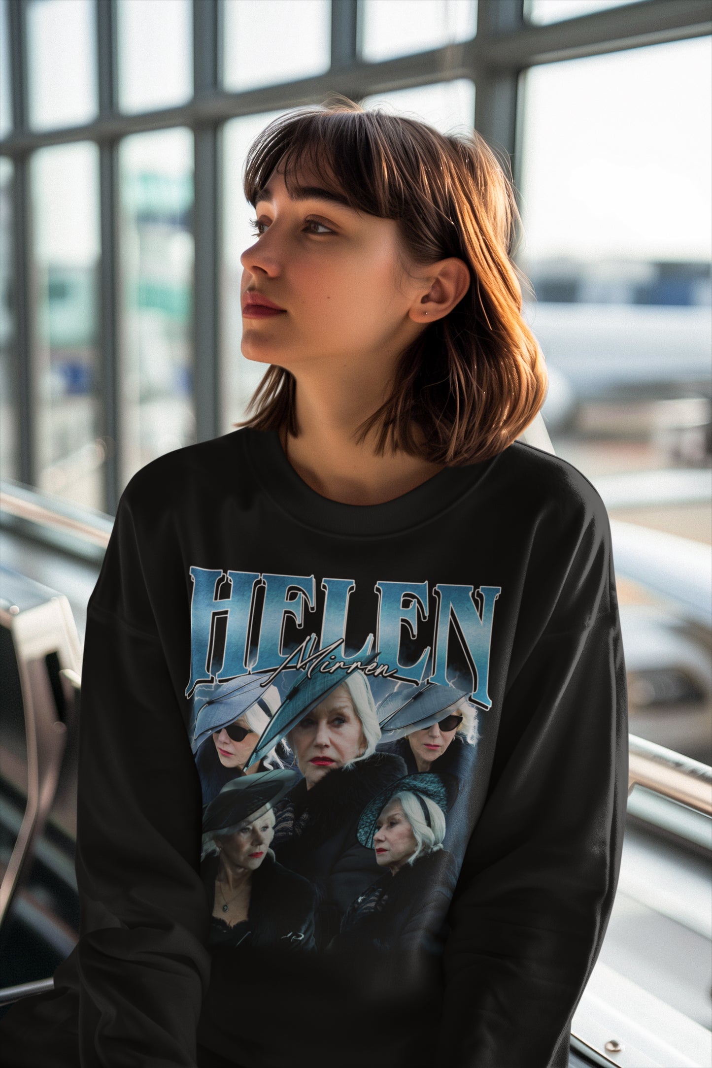 Vintage Helen Mirren Graphic T-Shirt Classic Movie Star Tee