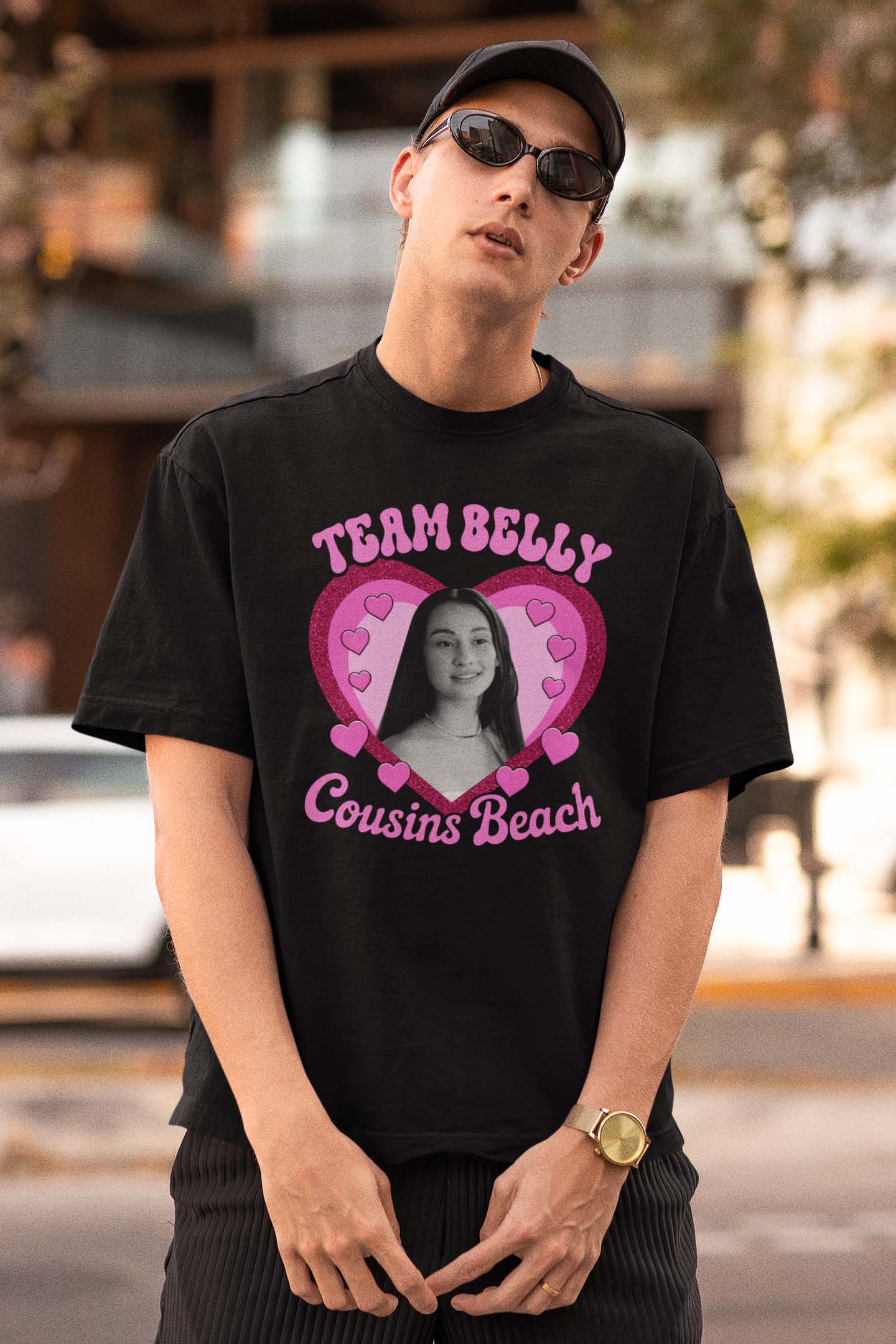 Team Belly Cousins Beach Personalized Photo Sweatshirt