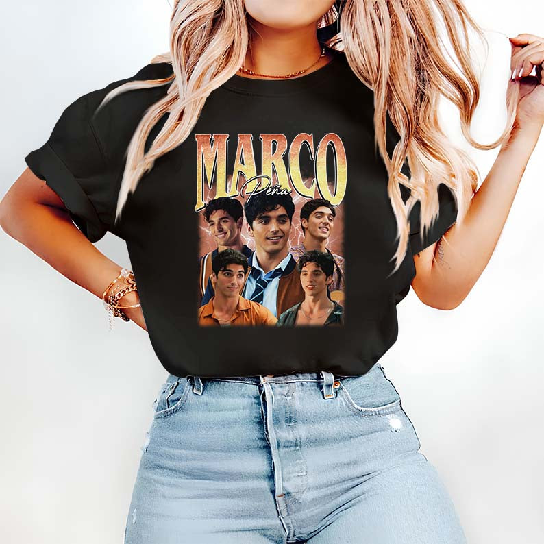 Marco Peña Graphic Hoodie - Stylish TV Show Character Sweatshirt