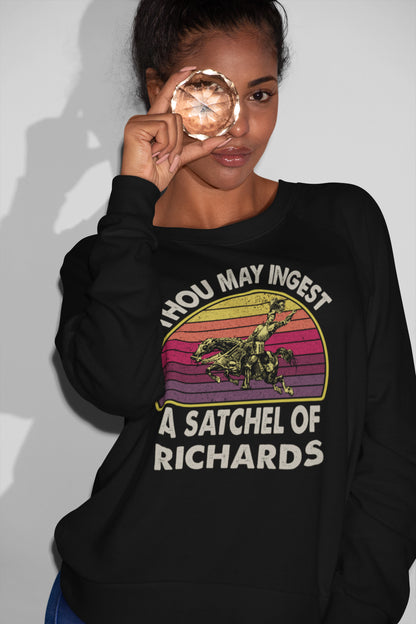 Thou May Ingest a Satchel of Richards Vintage Western Humor T-Shirt
