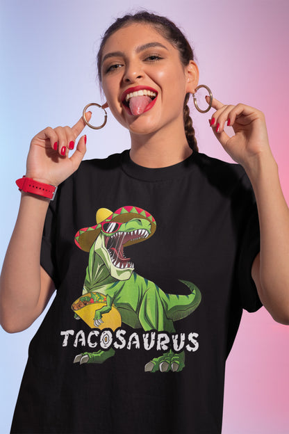 Tacosaurus Sweatshirt - Funny Dinosaur Taco Lover Pullover