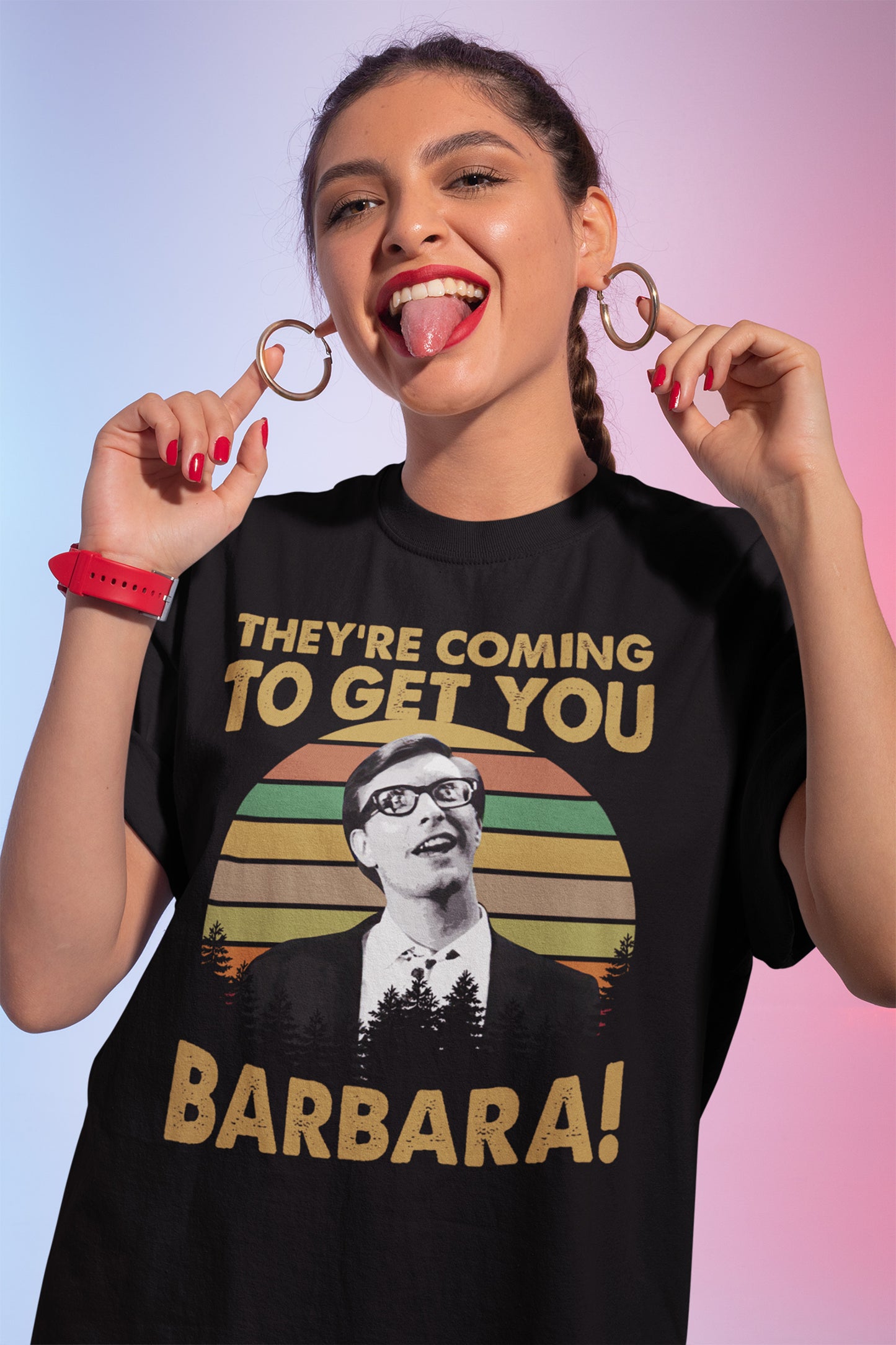 They're Coming to Get You Barbara Vintage Horror Sweatshirt