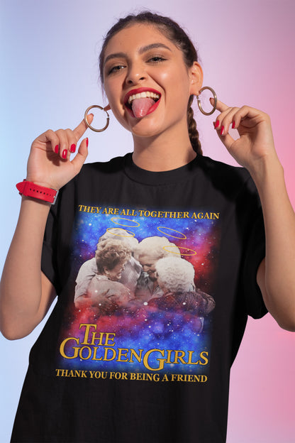 The Golden Girls Tribute Sweatshirt - Thank You For Being A Friend Cozy Apparel
