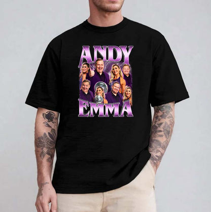 Andy and Emma Dance Show Personalized T-Shirt - Fun Couples Performance Tee