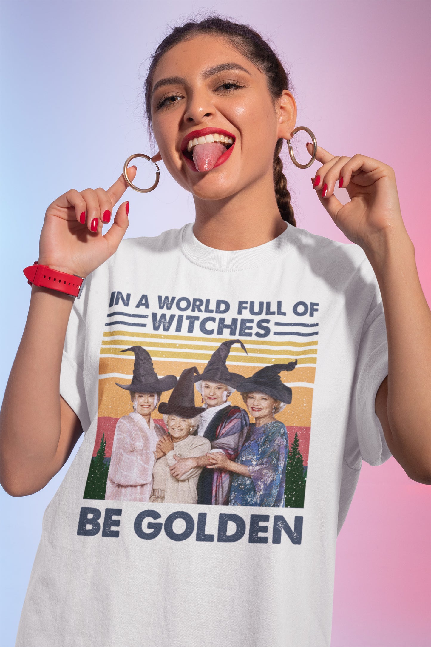 Golden Girls Witch Sweater - In a World Full of Witches Be Golden Sweatshirt