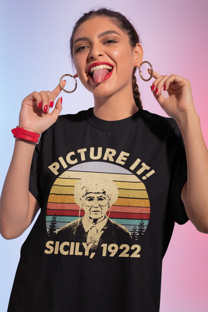 Picture It Sicily 1922 Vintage Retro Golden Girls Sweater