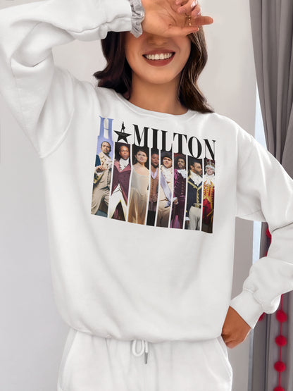 Hamilton Musical Cast Portrait T-Shirt - Broadway Show Fan Tee