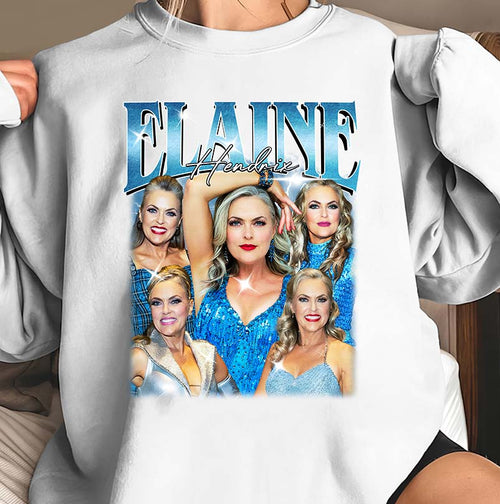 Elaine Hendrix Vintage Style Graphic Hoodie – Trendy Celebrity Tribute Sweatshirt