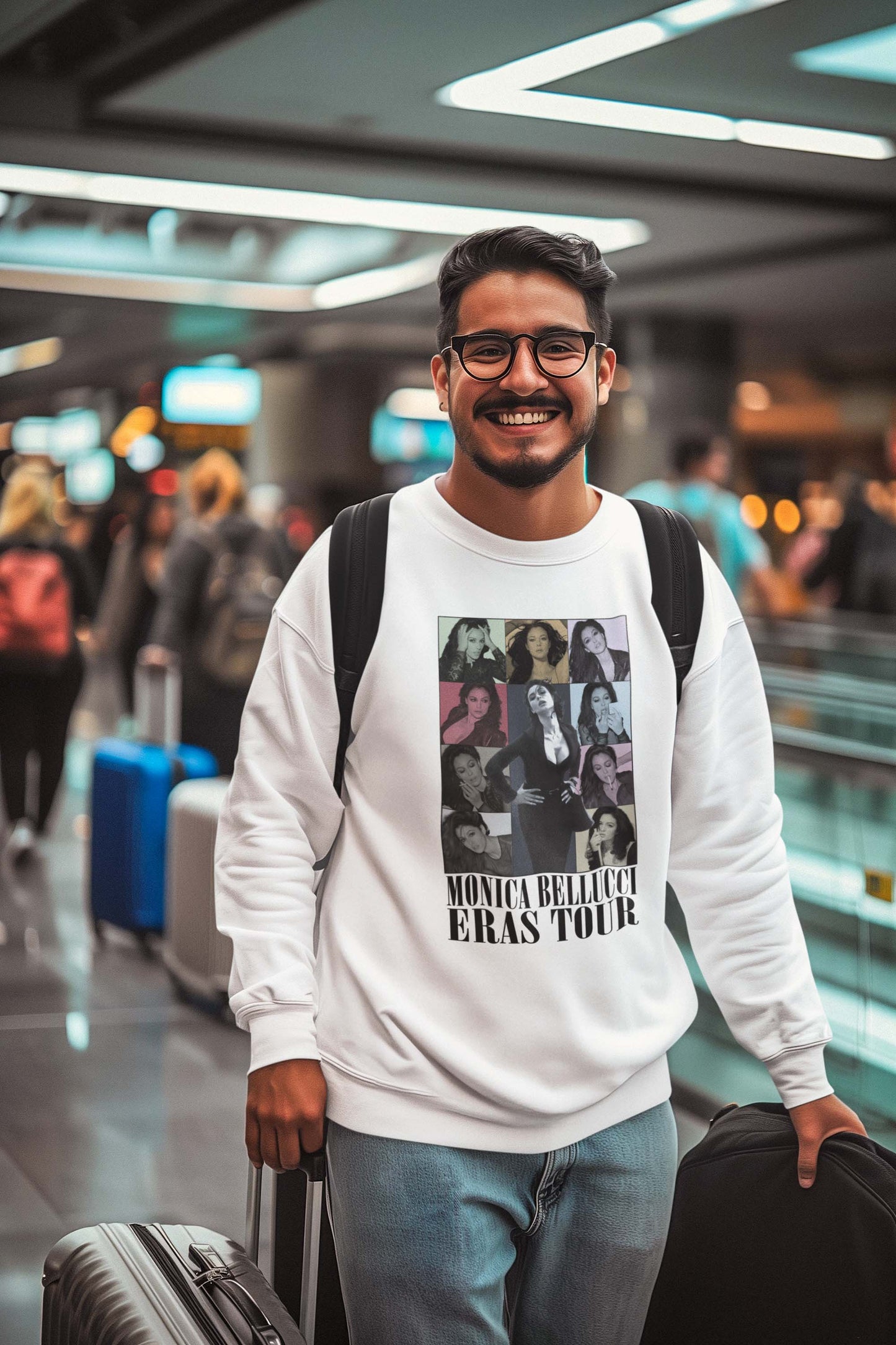 Monica Bellucci Eras Tour T-Shirt Vintage Style Collage Tee