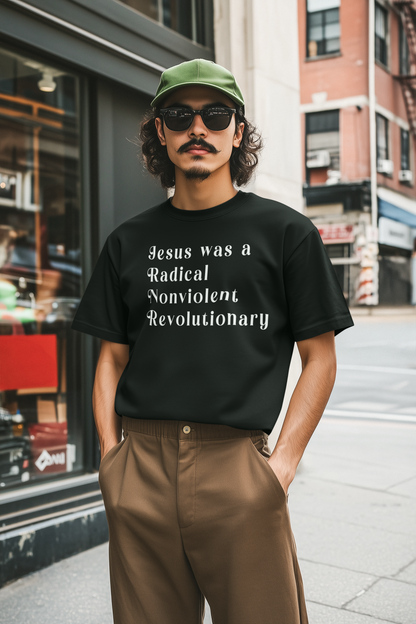 Jesus Was a Radical Nonviolent Revolutionary Hoodie - Inspirational Christian Sweatshirt