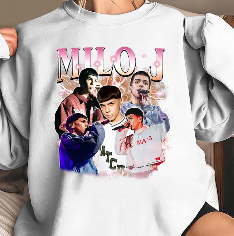 Milo J Graphic Hoodie Unisex Hip Hop Music Fan Sweatshirt
