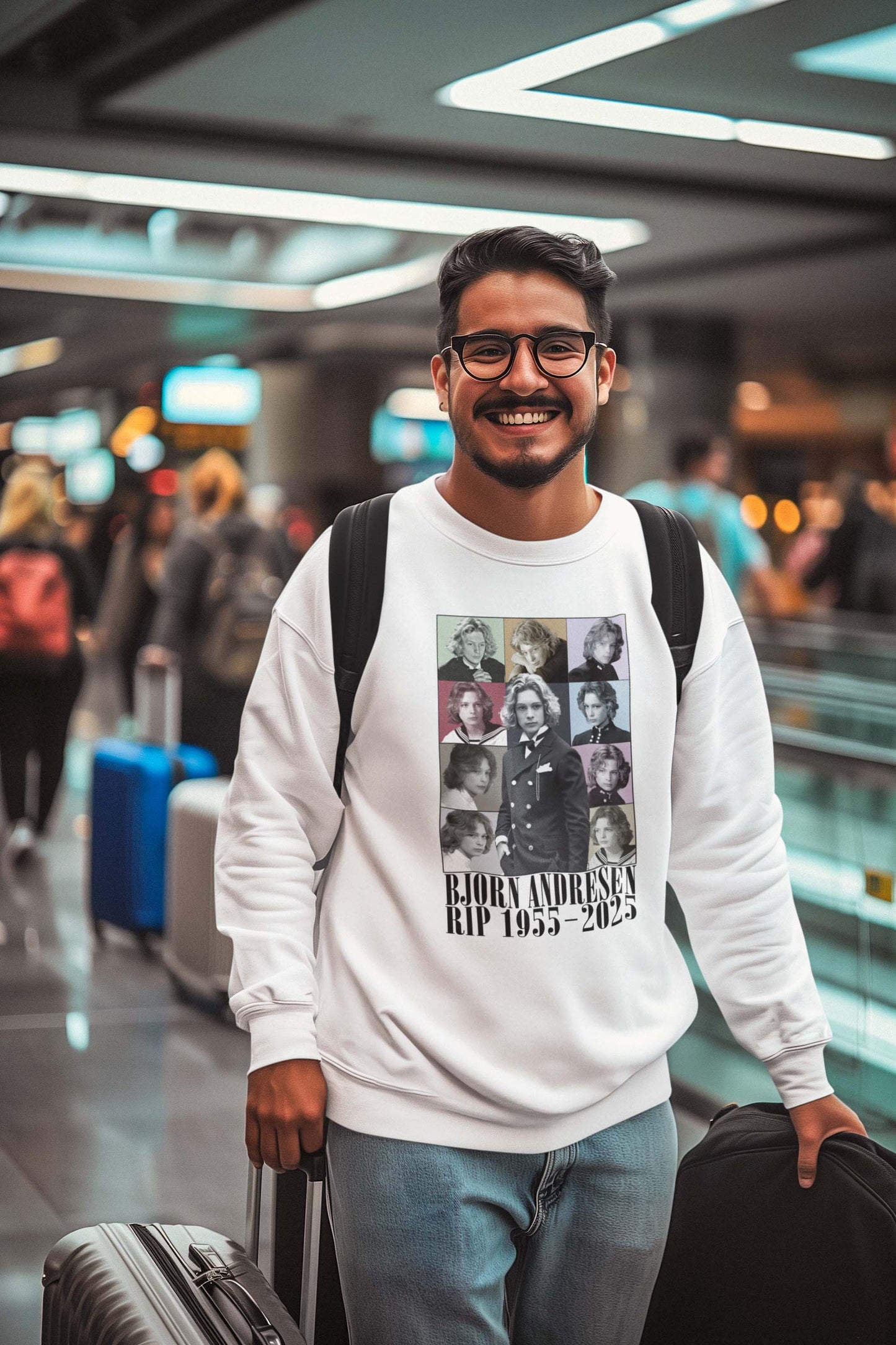 Bjorn Andresen Memorial T-Shirt - RIP 1955-2025 Vintage Photo Collage Tee