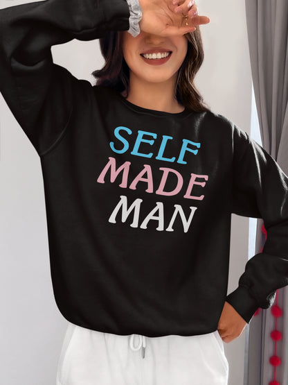 Self Made Man Motivational Graphic Tee - Empowerment Shirt for Men