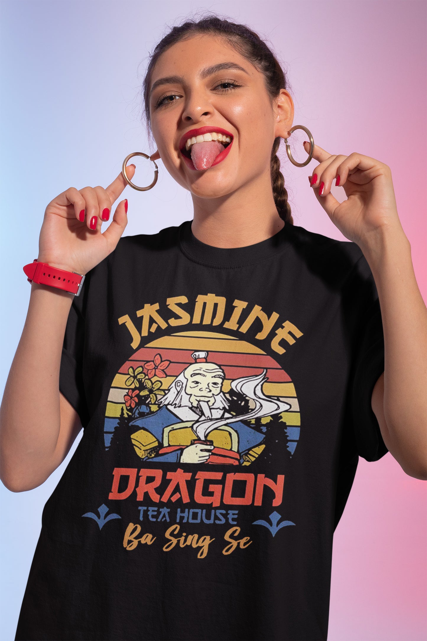Jasmine Dragon Tea House Ba Sing Se Retro Sweatshirt for Avatar Fans