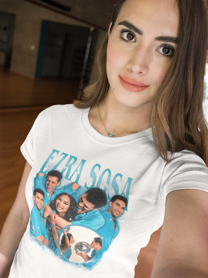 Ezra Sosa Vintage Style Graphic Tee - Retro Artist Fan Shirt
