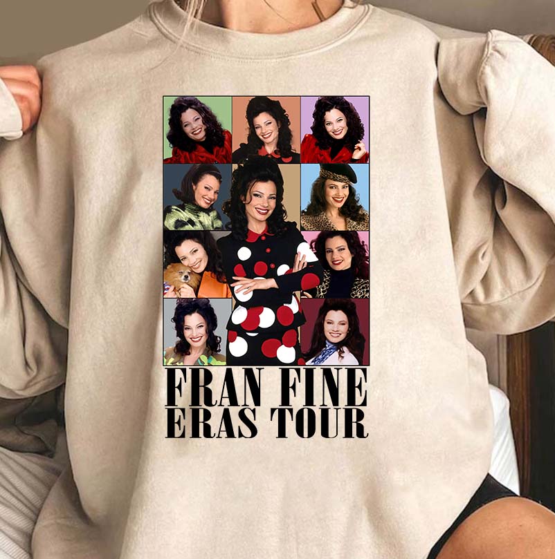 Fran Fine Eras Tour T-Shirt - Vintage The Nanny Fan Tee