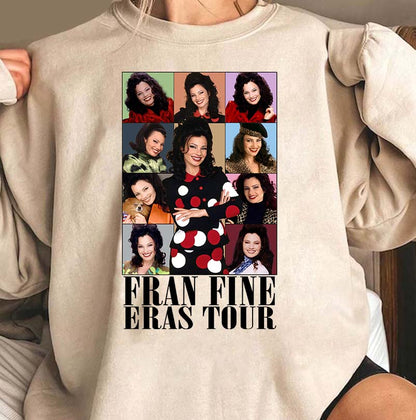 Fran Fine Eras Tour T-Shirt - Vintage The Nanny Fan Tee