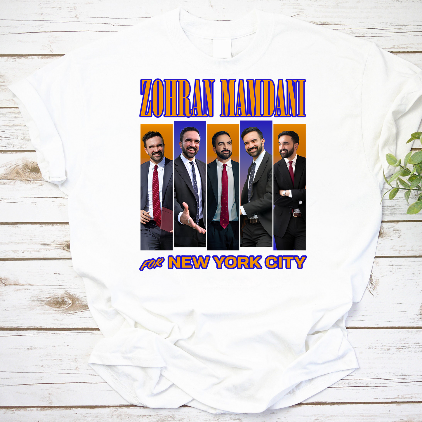 Zohran Mamdani for New York City Campaign Graphic T-Shirt