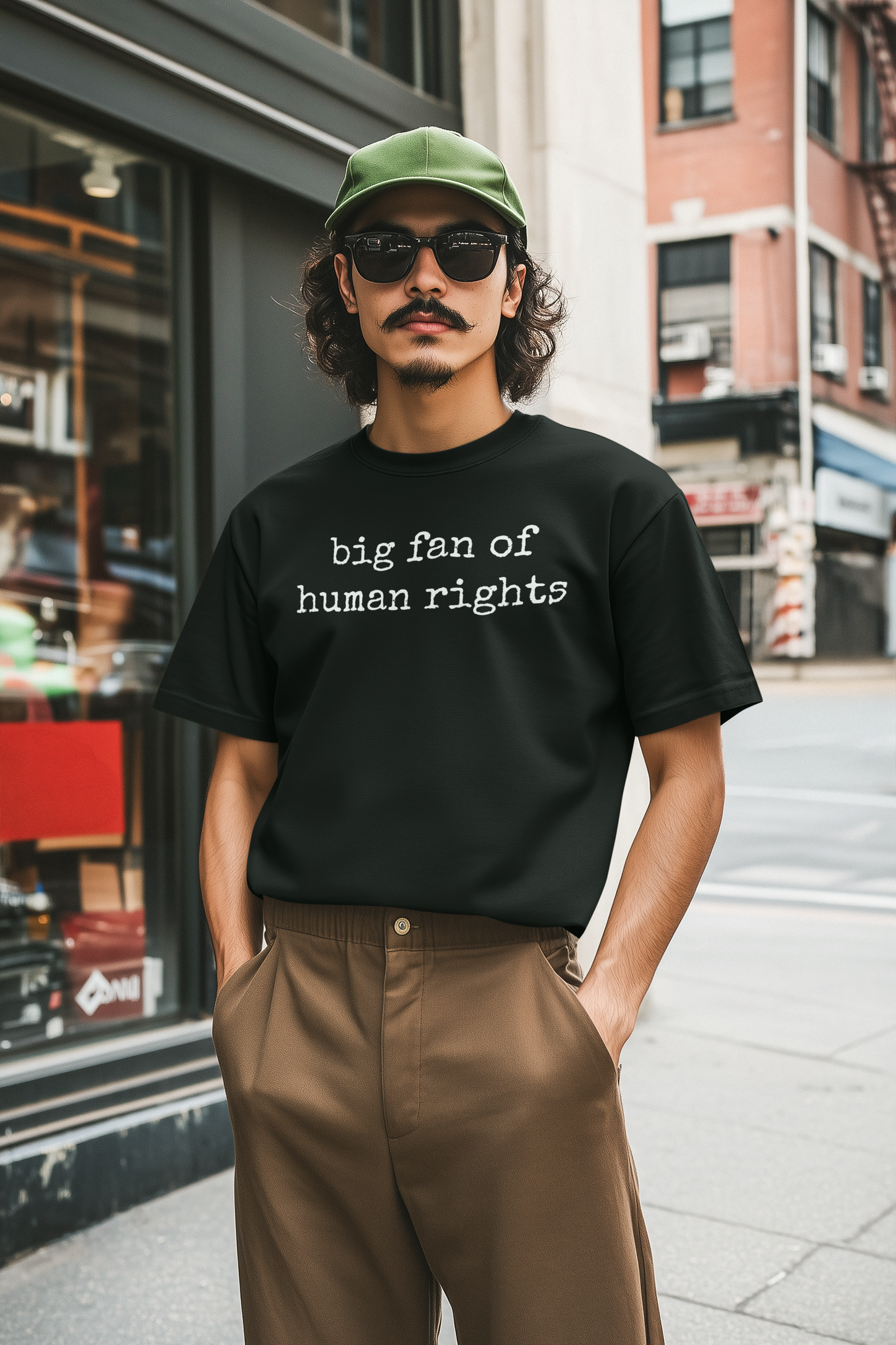 Big Fan of Human Rights Hoodie - Empowering Social Justice Sweatshirt