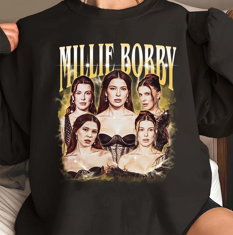 Millie Bobby Brown Inspired Graphic Hoodie - Soft Comfortable Fan Sweatshirt