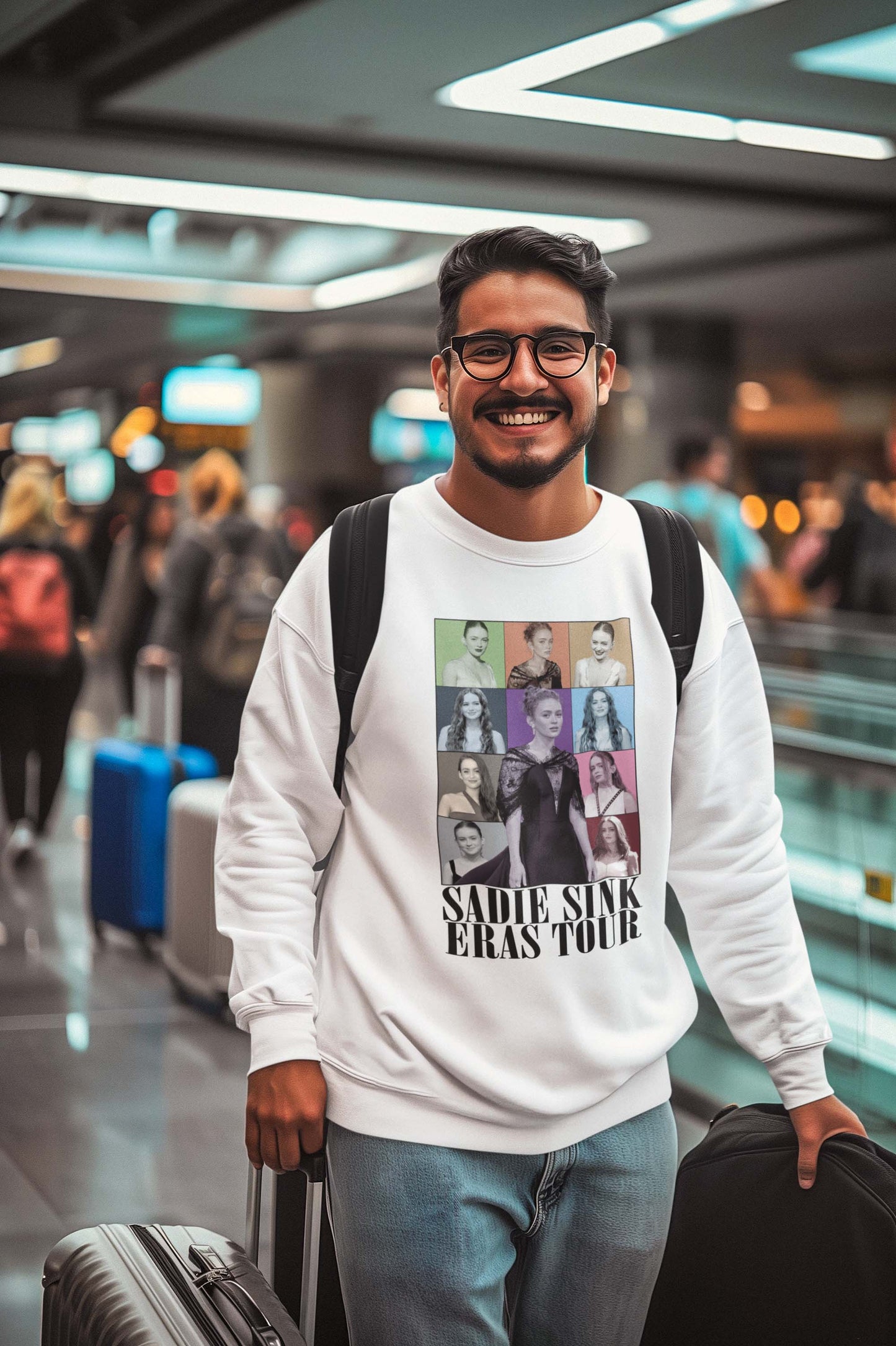 Sadie Sink Eras Tour Retro Collage T-Shirt