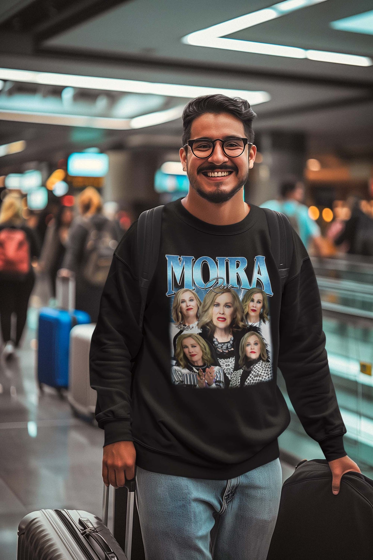 Moira Rose Schitt's Creek Collage T-Shirt - Iconic Character Art Tee