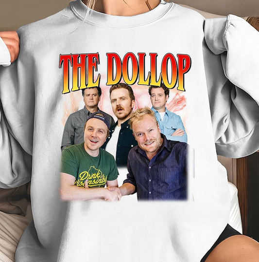 The Dollop Podcast Group Photo Black Hoodie - Comedian Fan Gift Sweatshirt