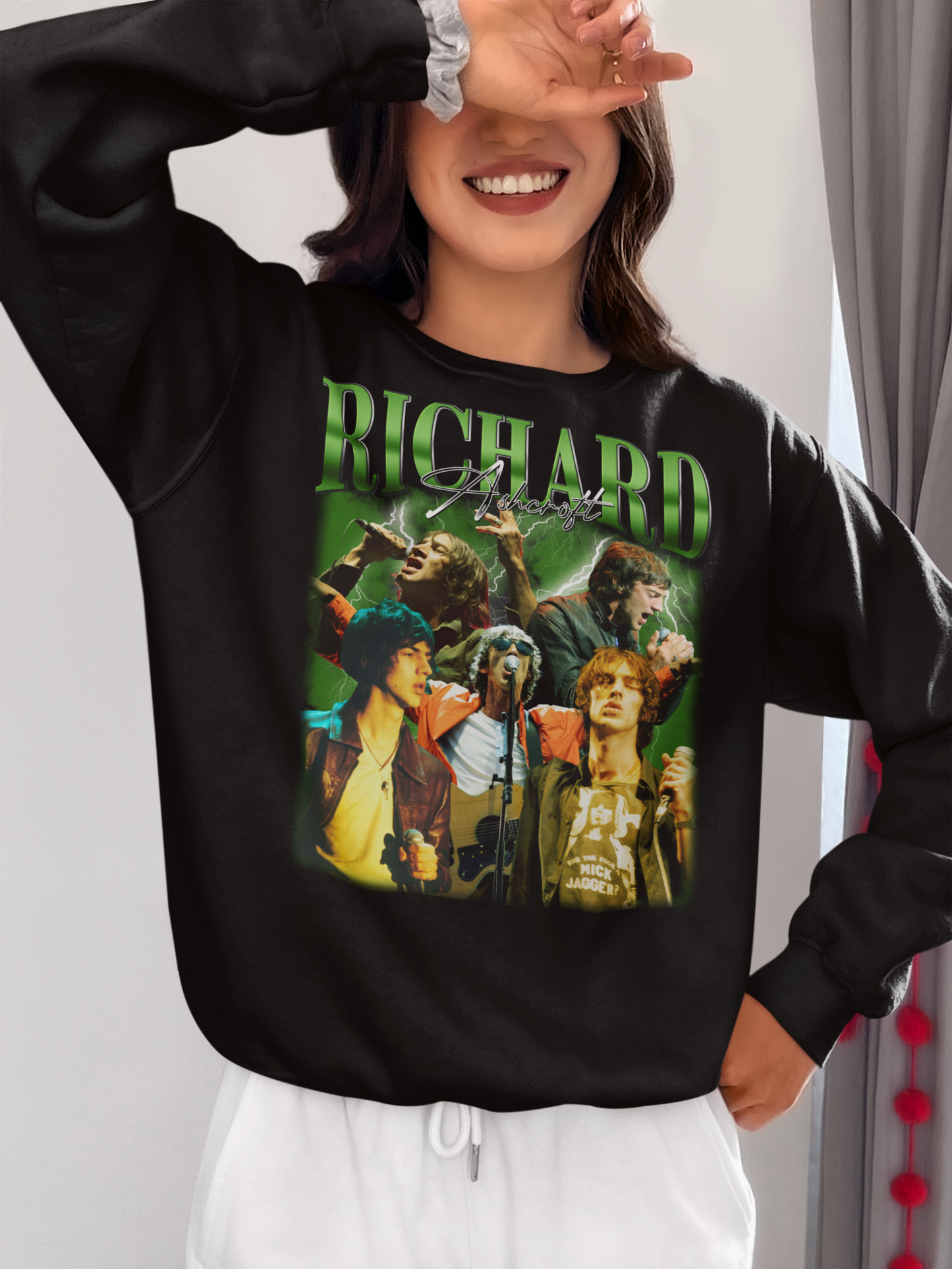 Richard Ashcroft Band Photo T-Shirt - Rock Music Concert Tee