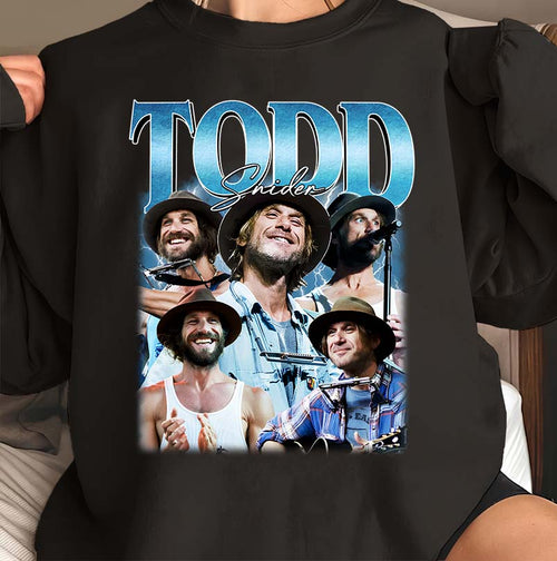 Todd Snider Graphic Hoodie – Cozy Musician Band Portrait Sweatshirt