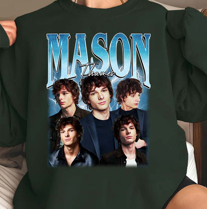 Mason Thames Graphic Tee | Cool Portrait Collage Shirt for Fans