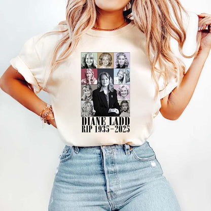 Diane Ladd Tribute Hoodie RIP 1935-2025 Vintage Photo Collage Sweatshirt