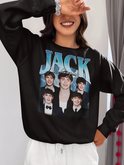 Jack Champion Graphic T-Shirt - Fan Collage Lightning Design Tee